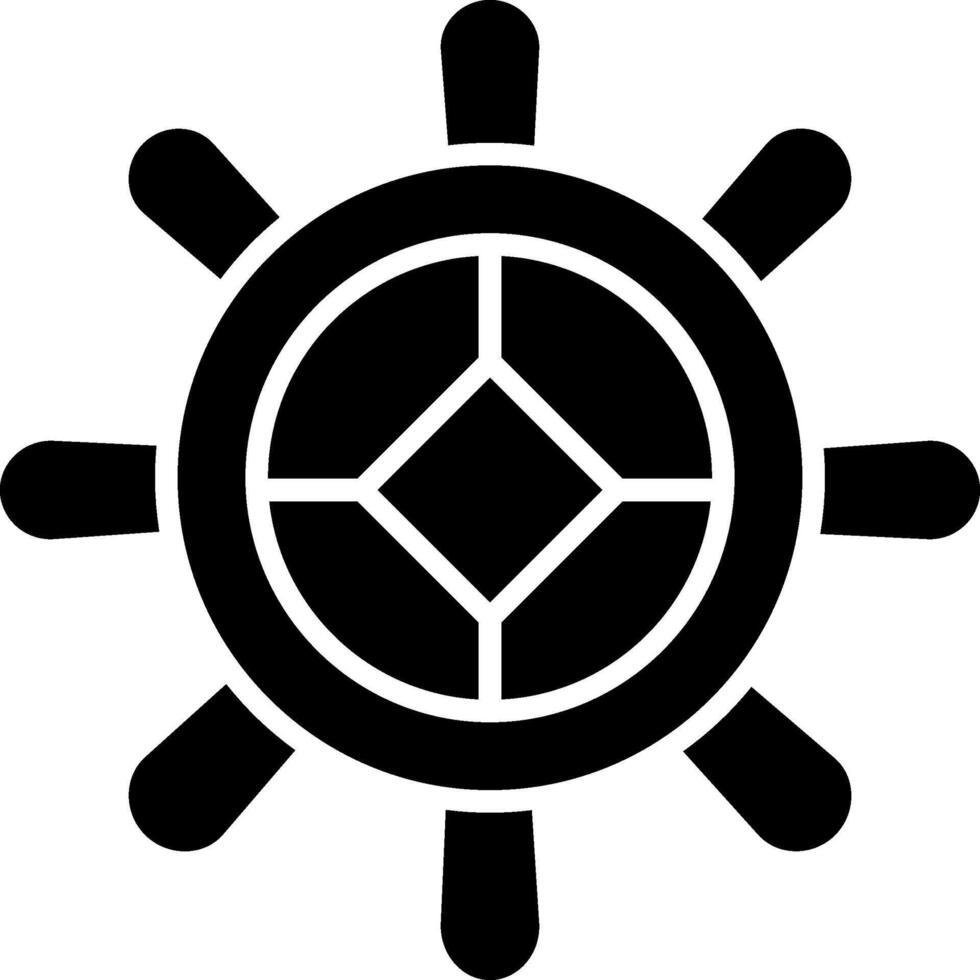 Helm Glyph Icon vector