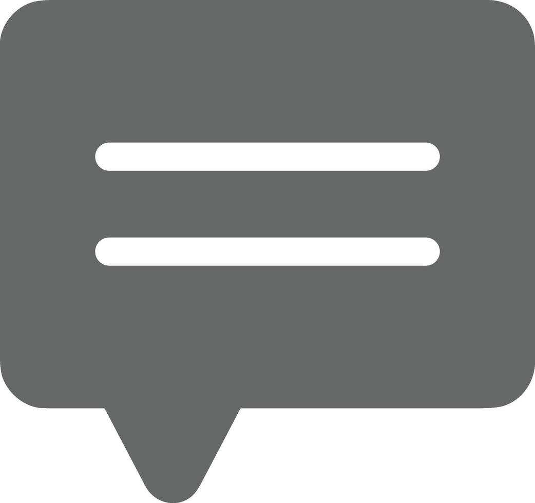 Comment icon symbol image for element design chat and communication vector
