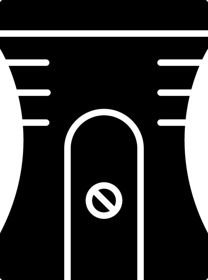 Sharpener Glyph Icon vector
