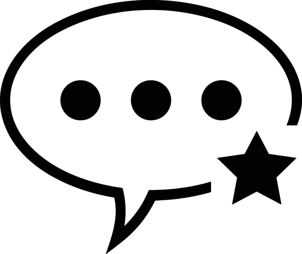 Comment icon symbol image for element design chat and communication vector