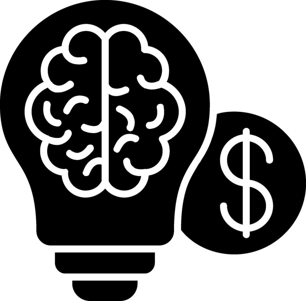Business Idea Glyph Icon vector