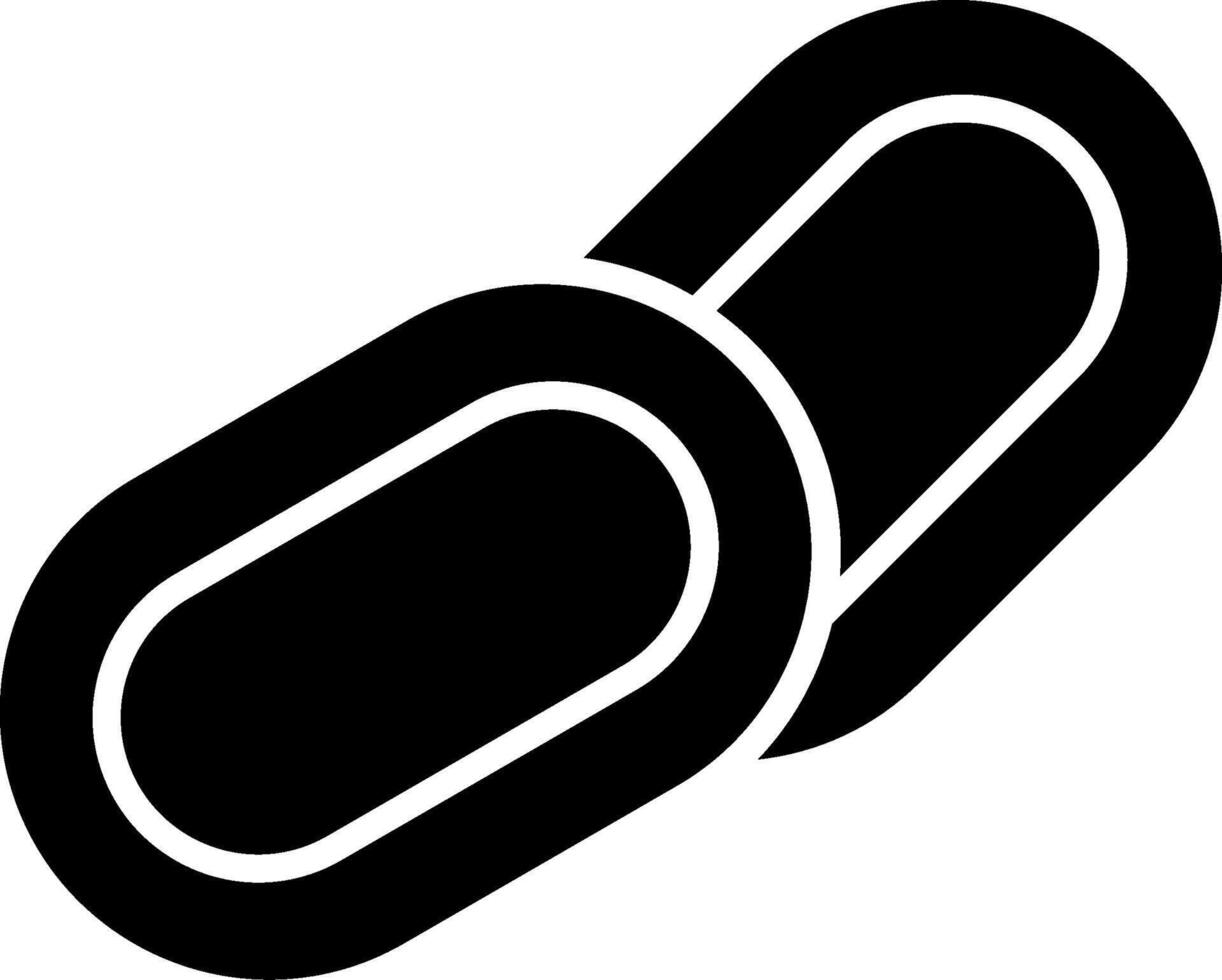 Chain Glyph Icon vector