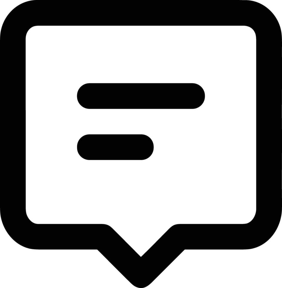 Comment icon symbol image for element design chat and communication vector