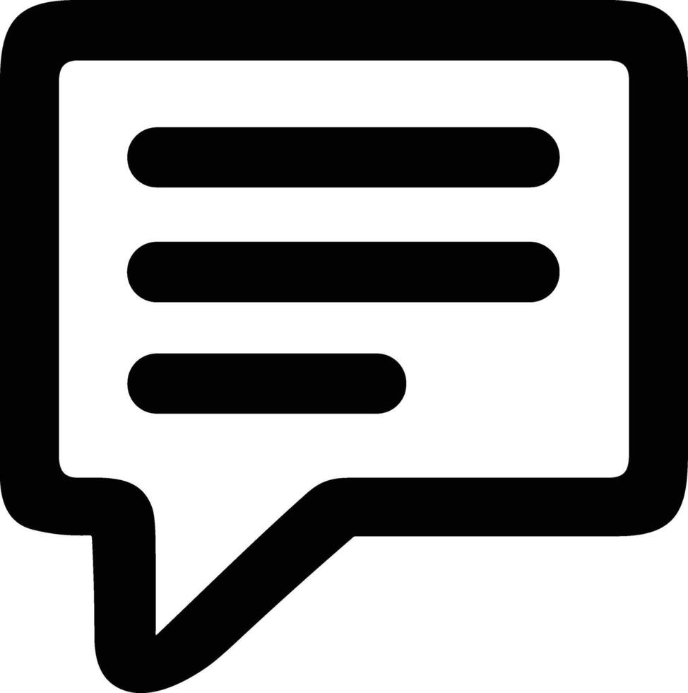 Comment icon symbol image for element design chat and communication vector