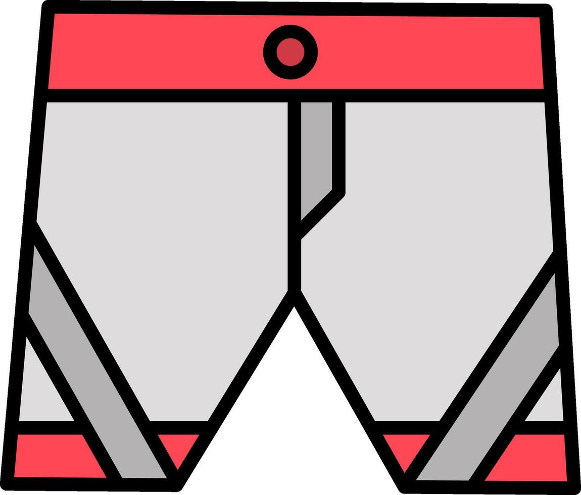 Boxer línea lleno icono vector