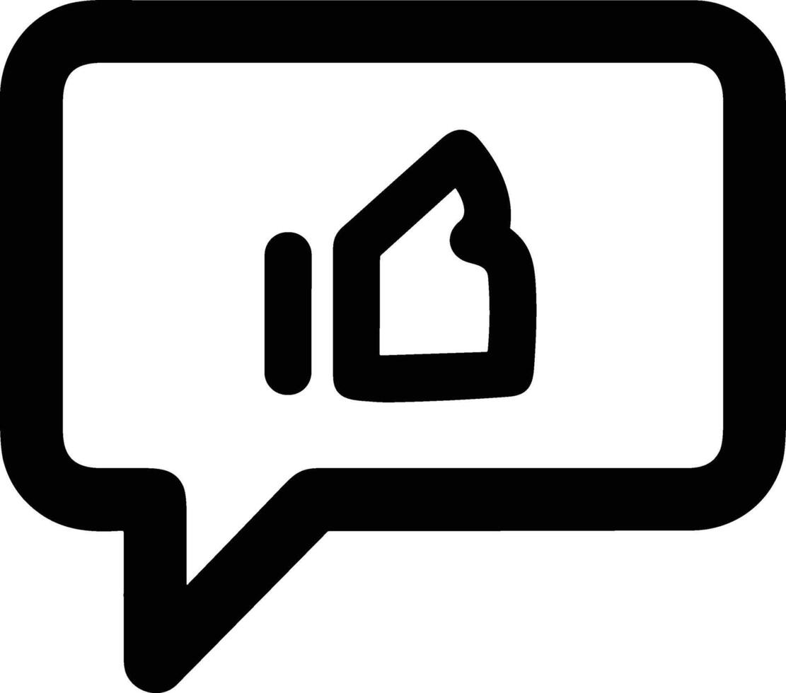 Comment icon symbol image for element design chat and communication vector