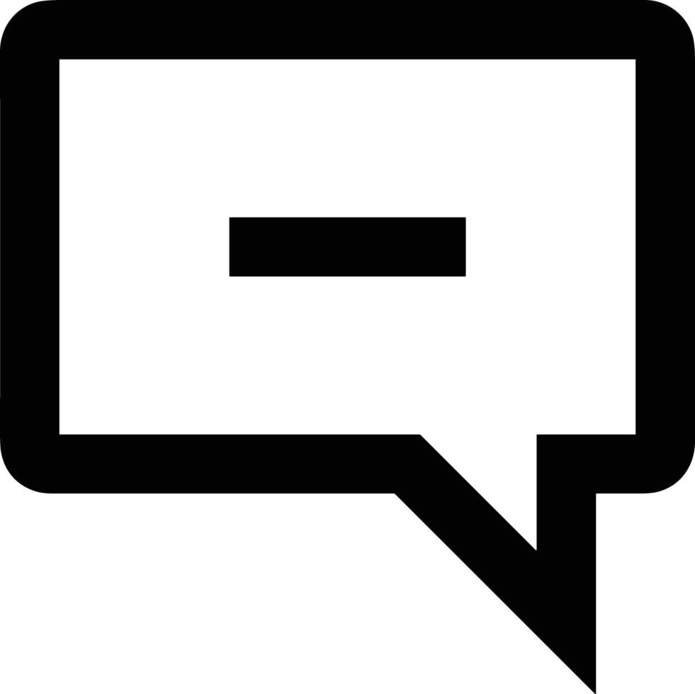 Comment icon symbol image for element design chat and communication vector