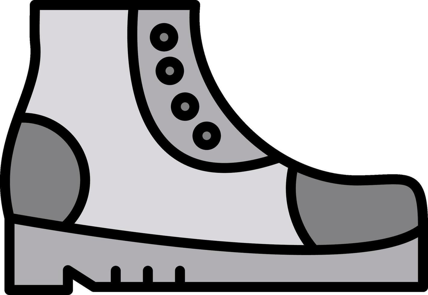 Boots Line Filled Icon vector