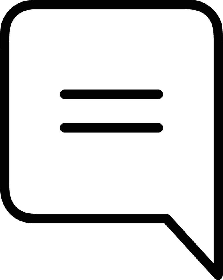 Comment icon symbol image for element design chat and communication vector