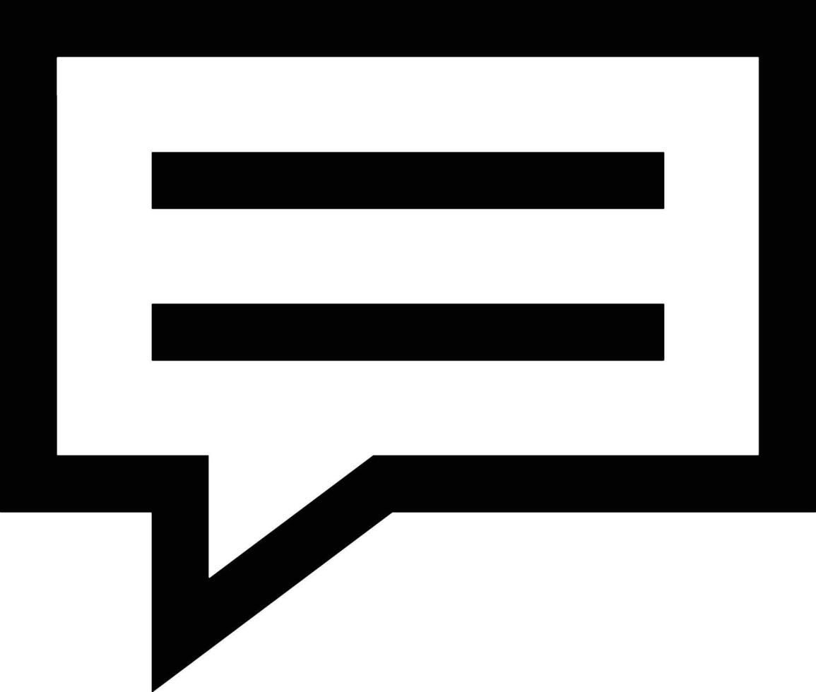 Comment icon symbol image for element design chat and communication vector