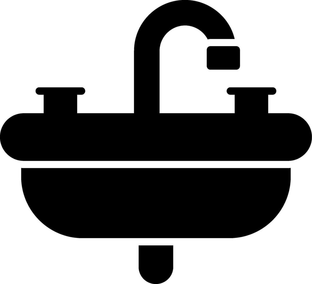 Sink Glyph Icon vector