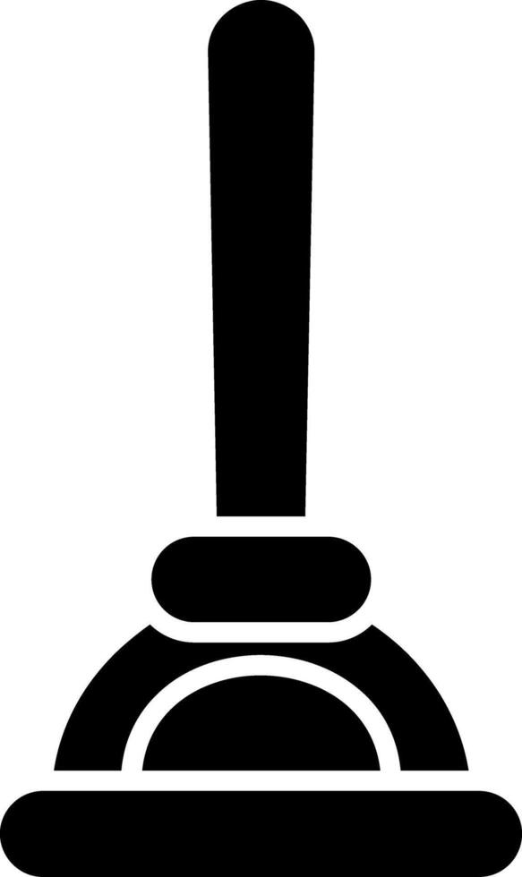 Plunger Glyph Icon vector