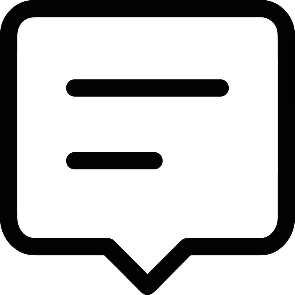 Comment icon symbol image for element design chat and communication vector