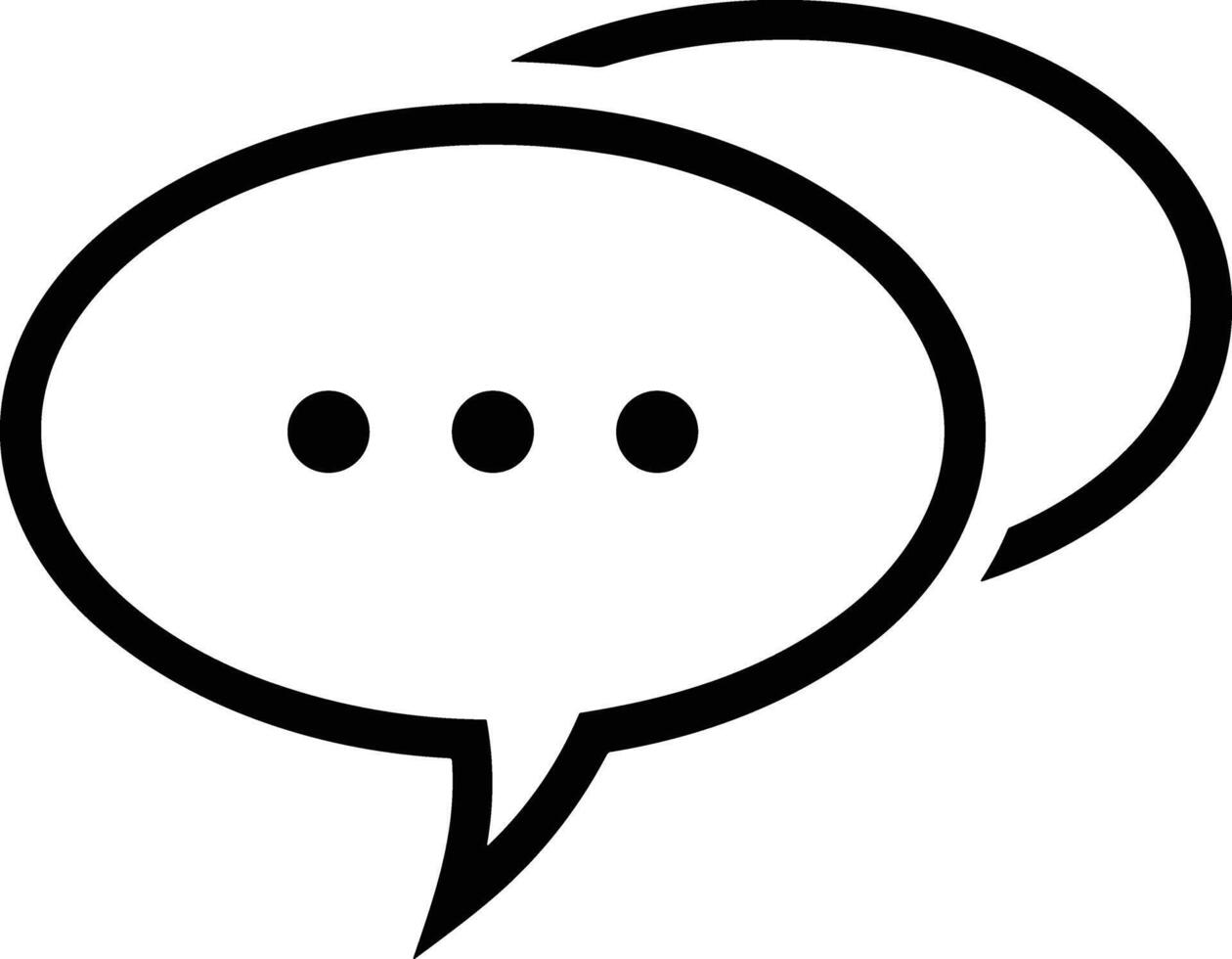 Comment icon symbol image for element design chat and communication vector