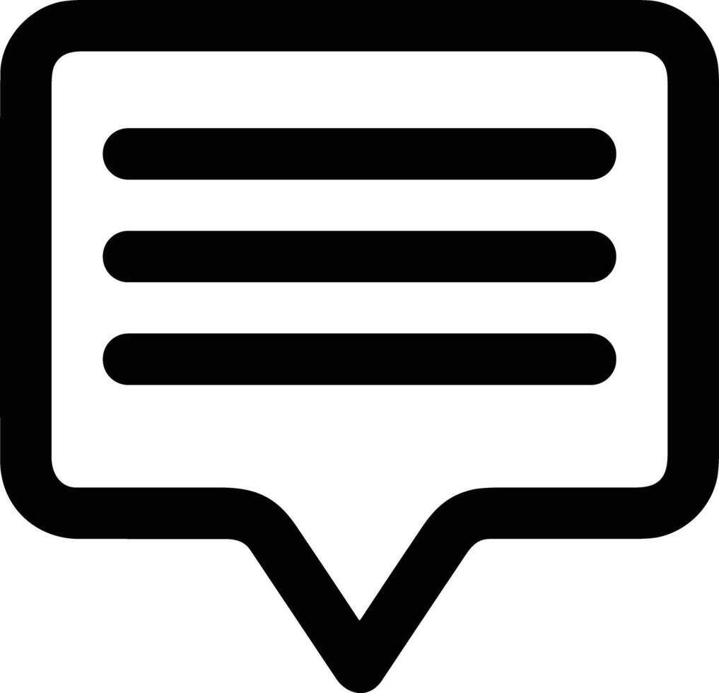 Comment icon symbol image for element design chat and communication vector