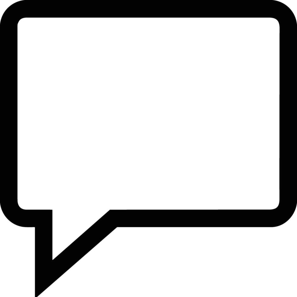 Comment icon symbol image for element design chat and communication vector