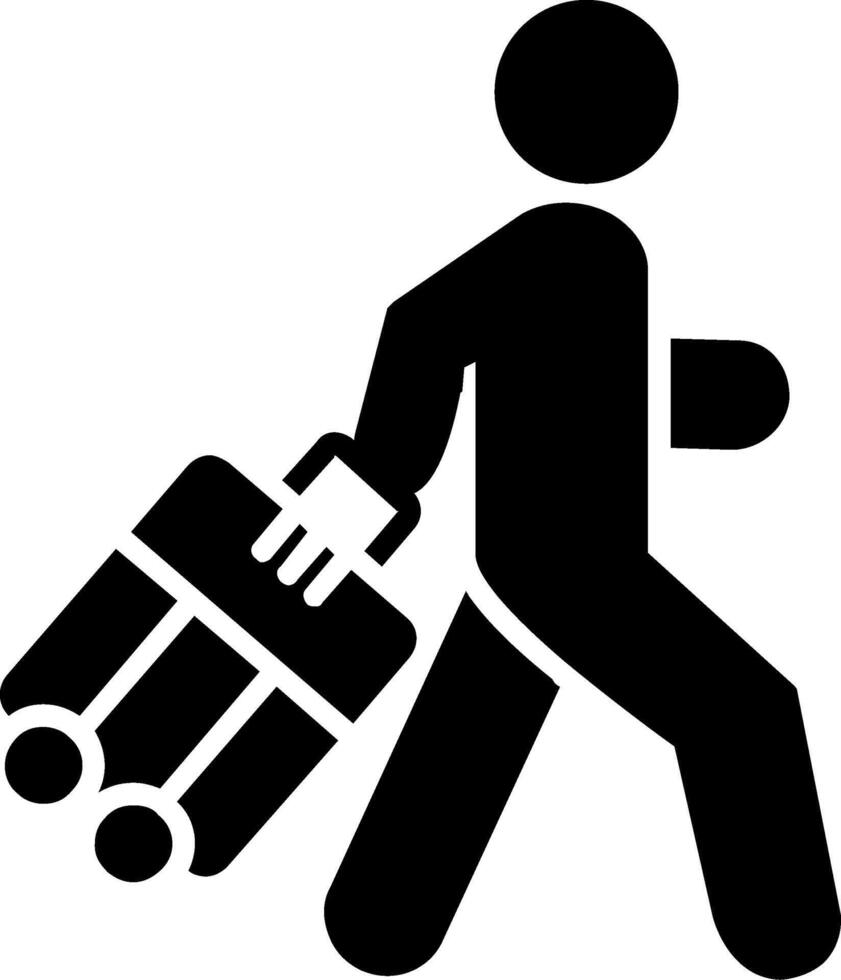 Person Glyph Icon vector