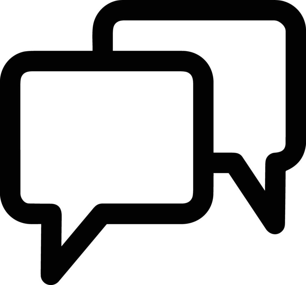 Comment icon symbol image for element design chat and communication vector