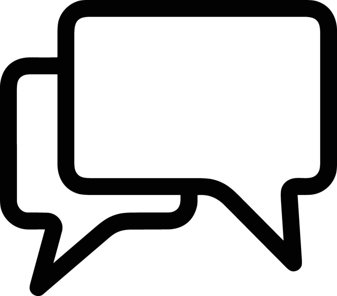 Comment icon symbol image for element design chat and communication vector