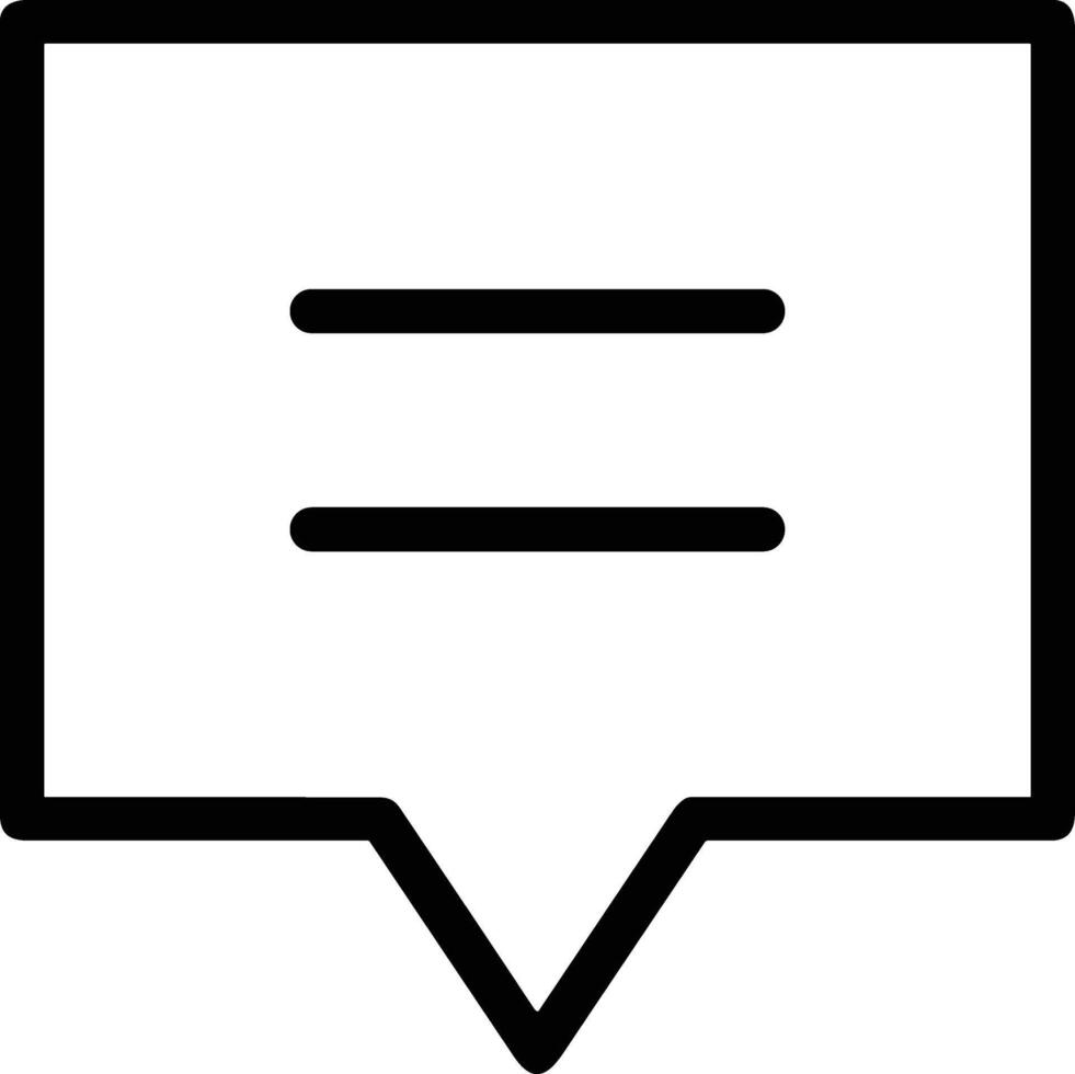 Comment icon symbol image for element design chat and communication vector