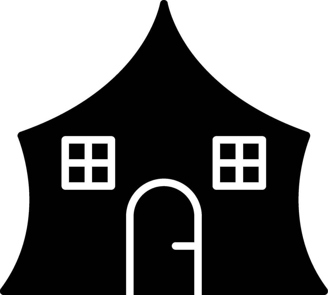 Camping Glyph Icon vector