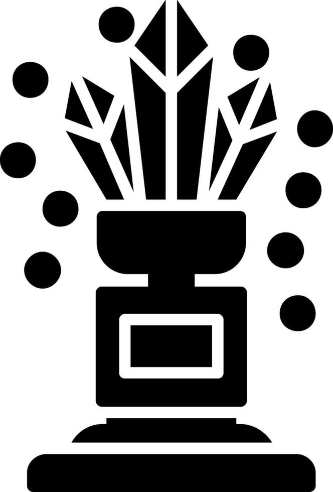 Crystals Glyph Icon vector