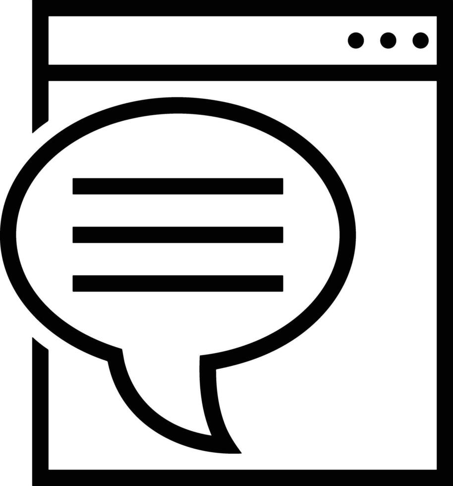 Comment icon symbol image for element design chat and communication vector