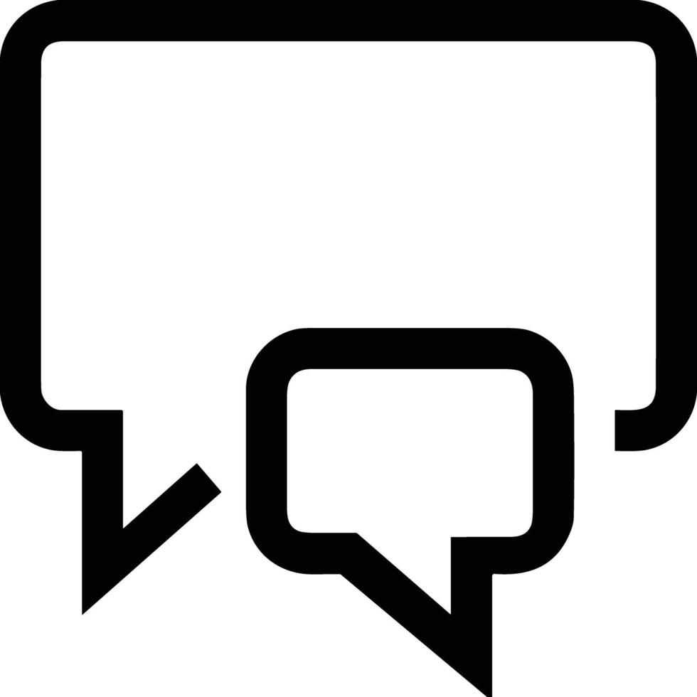 Comment icon symbol image for element design chat and communication vector