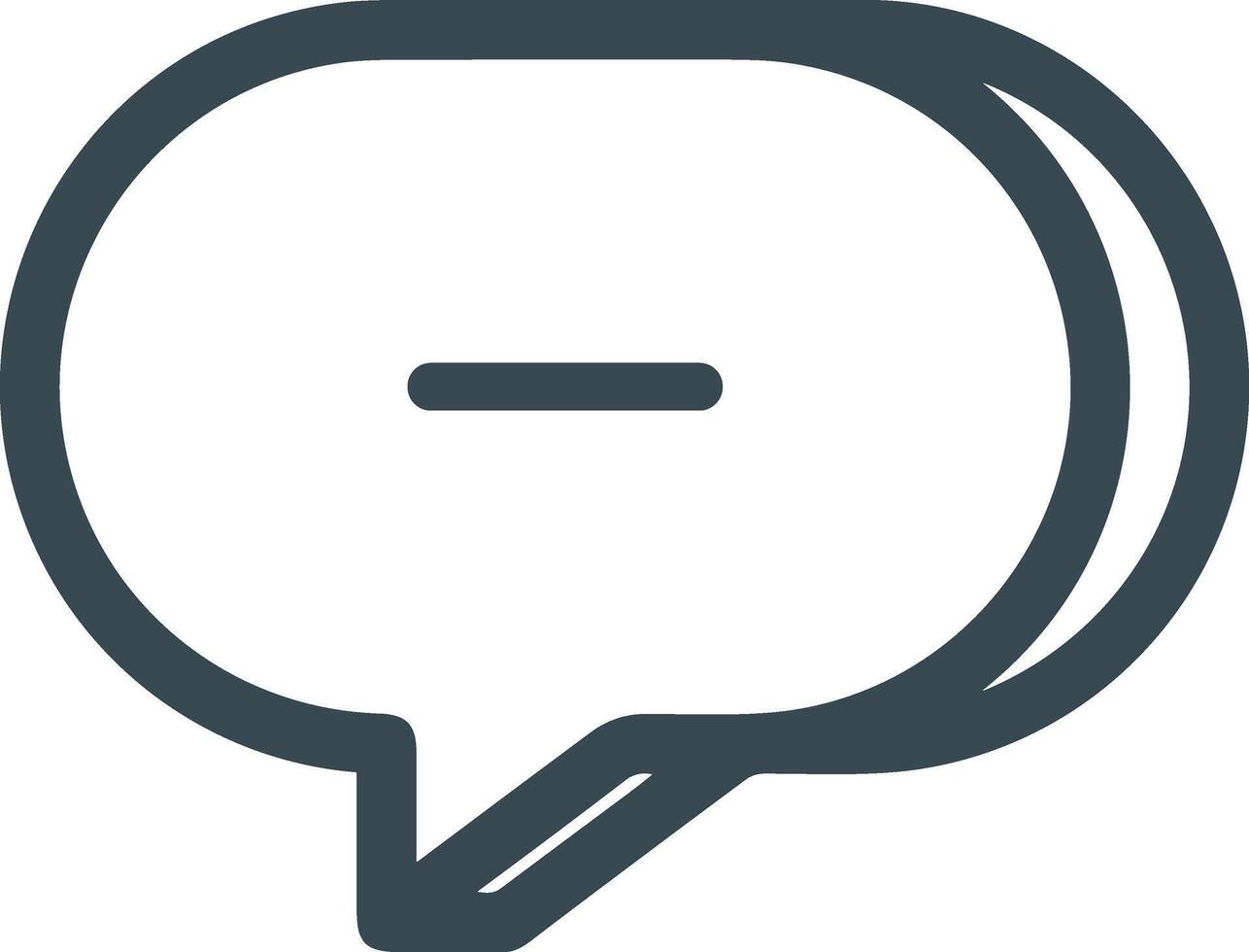 Comment icon symbol image for element design chat and communication vector