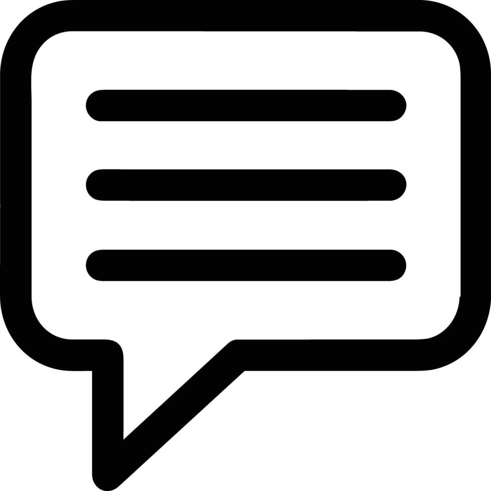 Comment icon symbol image for element design chat and communication vector