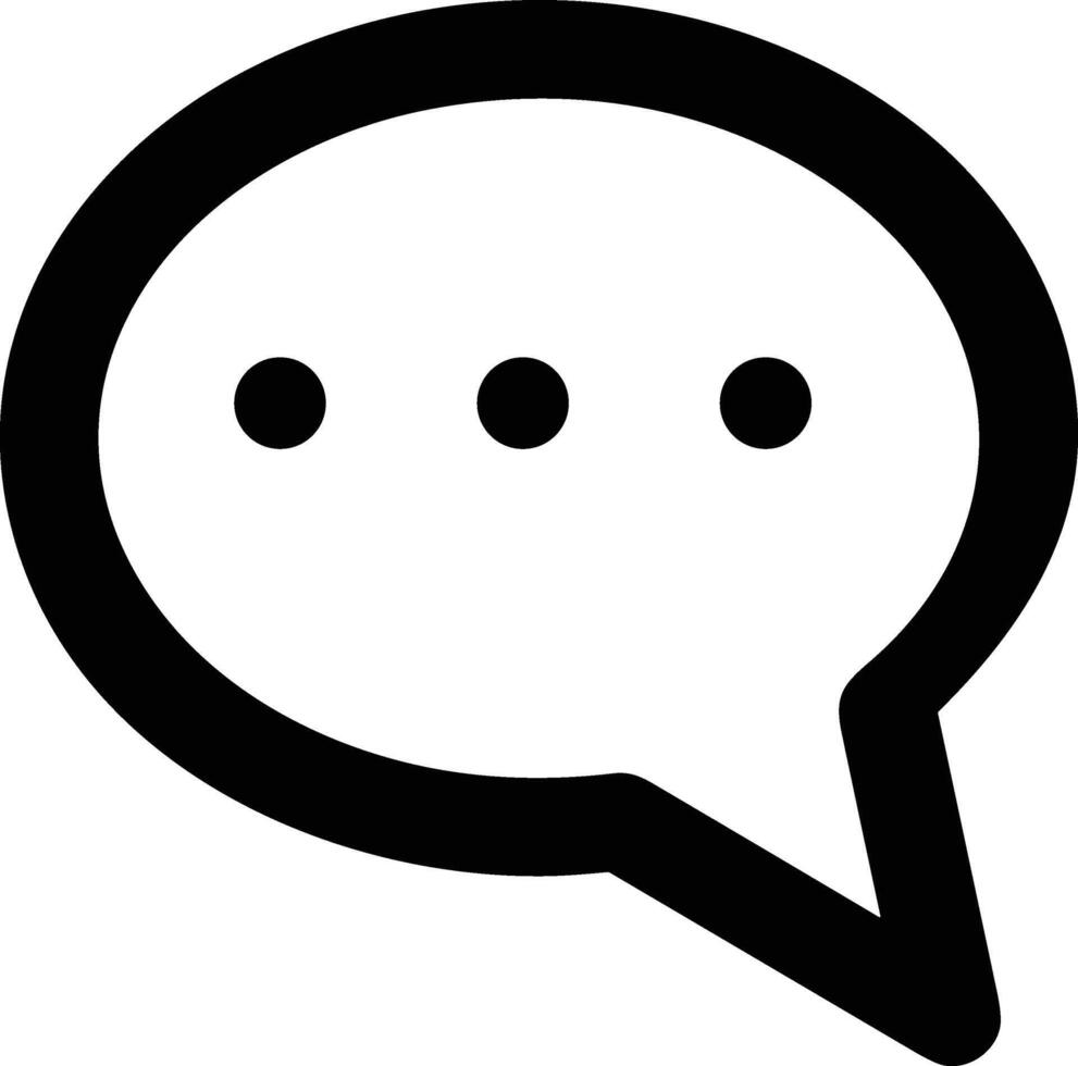 Comment icon symbol image for element design chat and communication vector