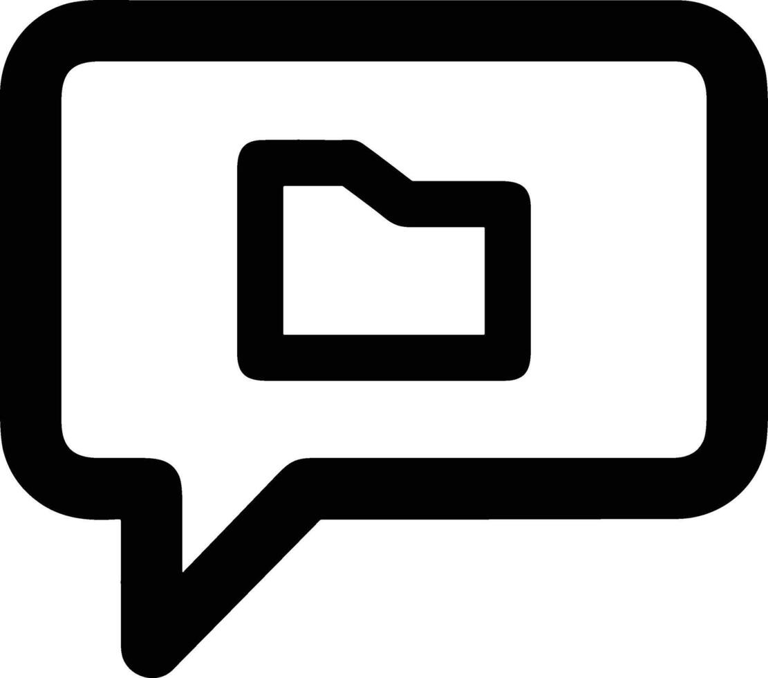 Comment icon symbol image for element design chat and communication vector