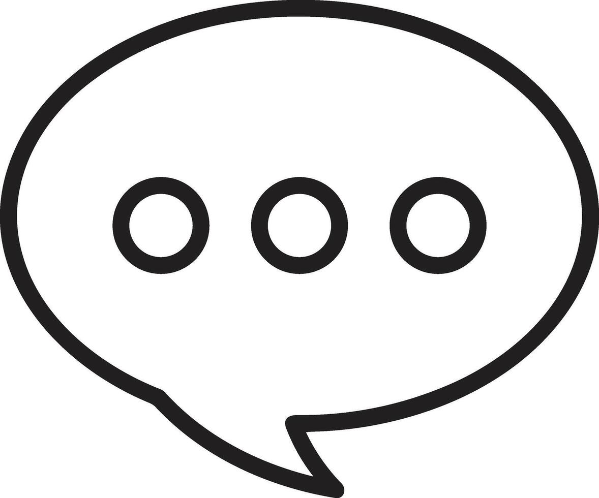 Comment icon symbol image for element design chat and communication vector