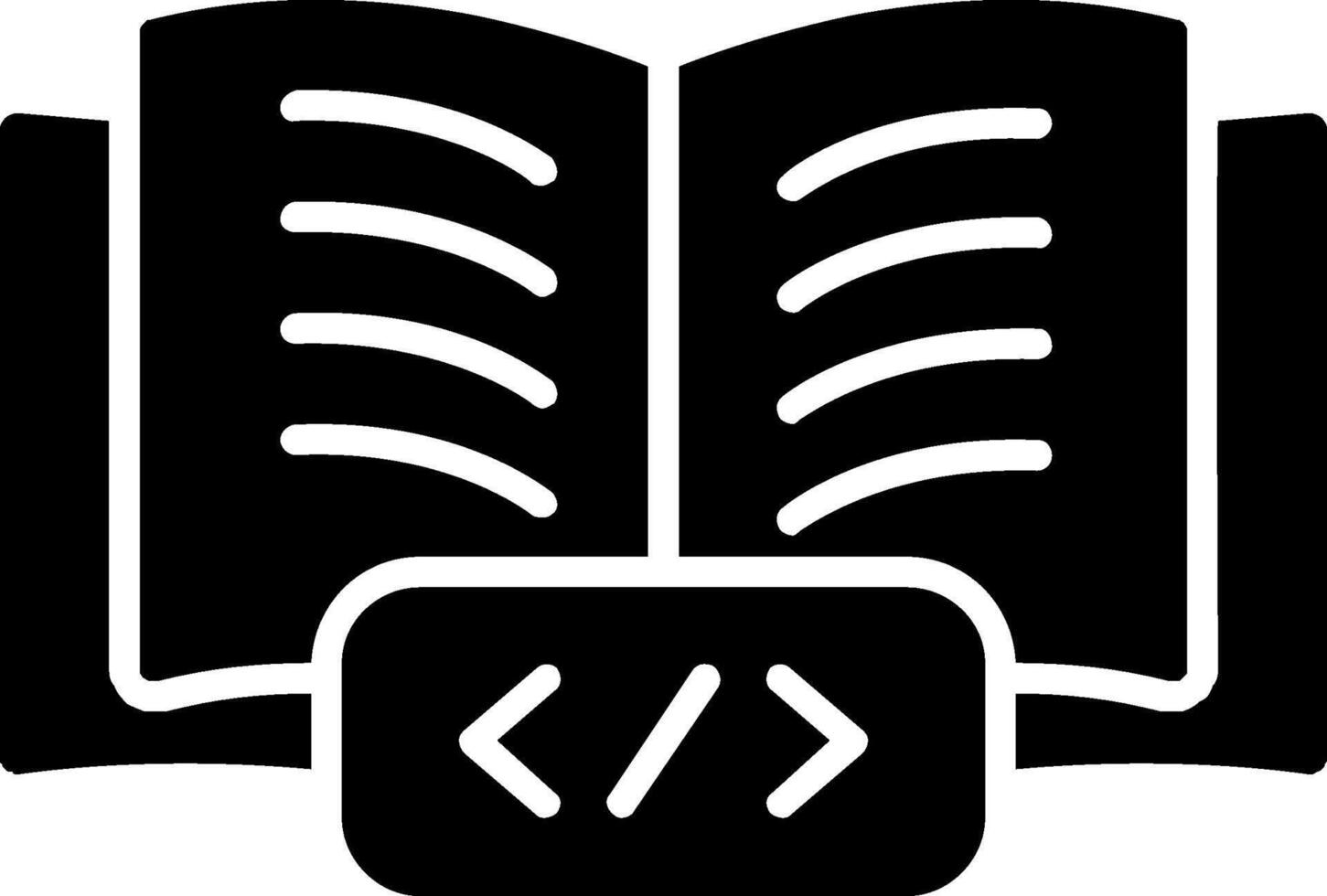 Book Glyph Icon vector