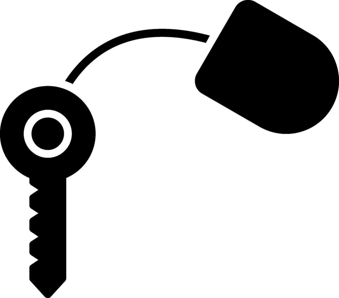 Key Glyph Icon vector