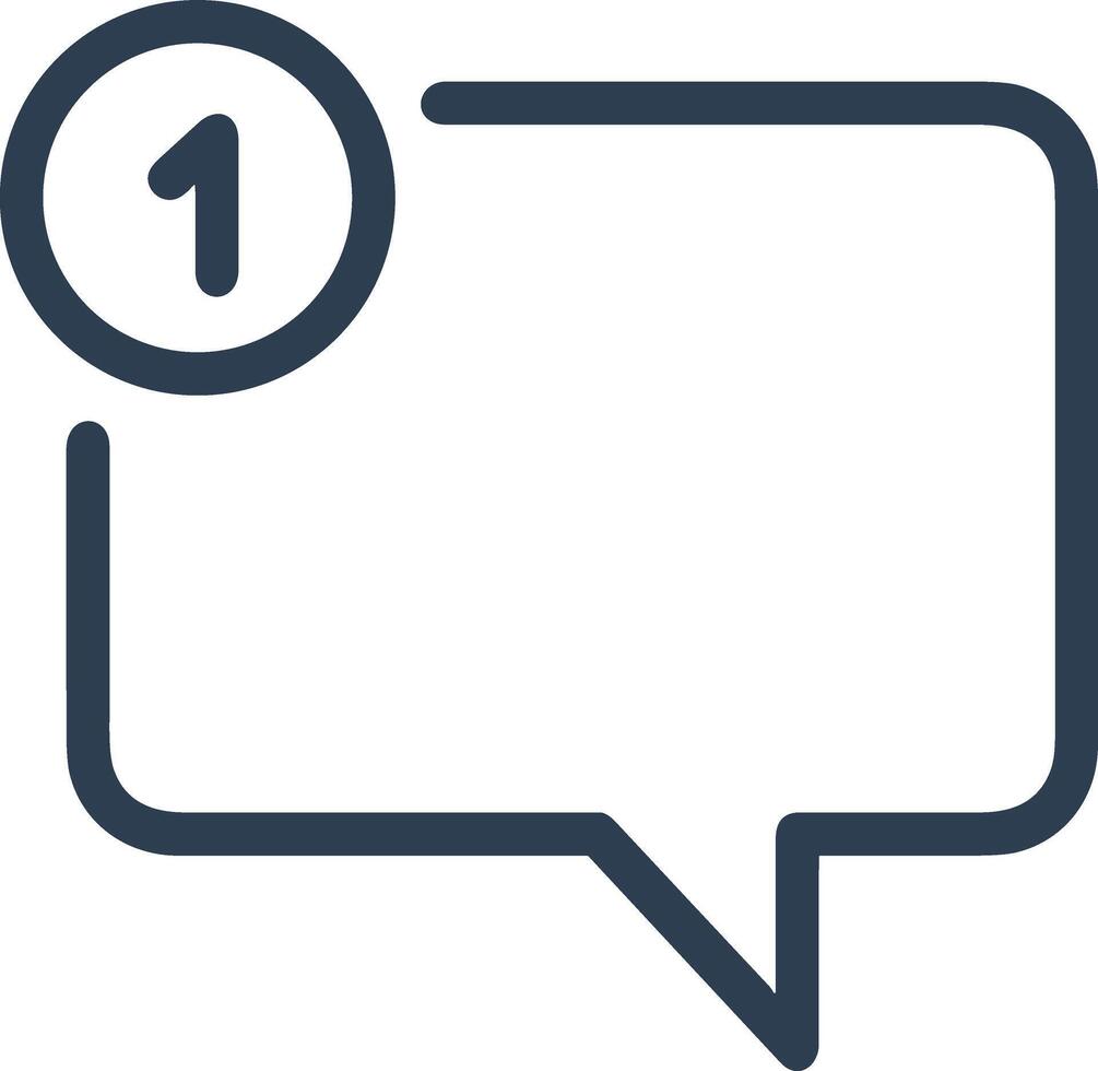 Comment icon symbol image for element design chat and communication vector