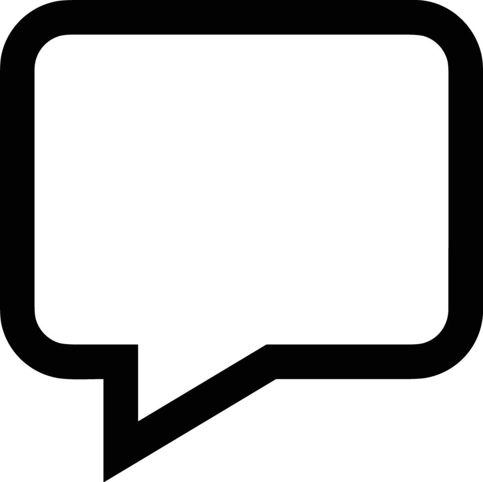 Comment icon symbol image for element design chat and communication vector