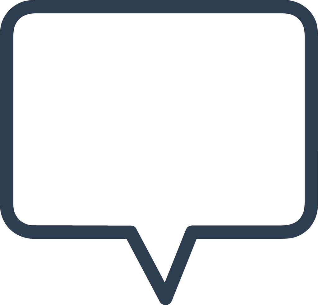 Comment icon symbol image for element design chat and communication vector