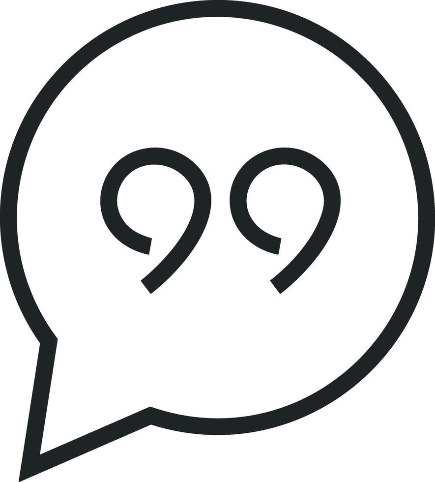 Comment icon symbol image for element design chat and communication vector