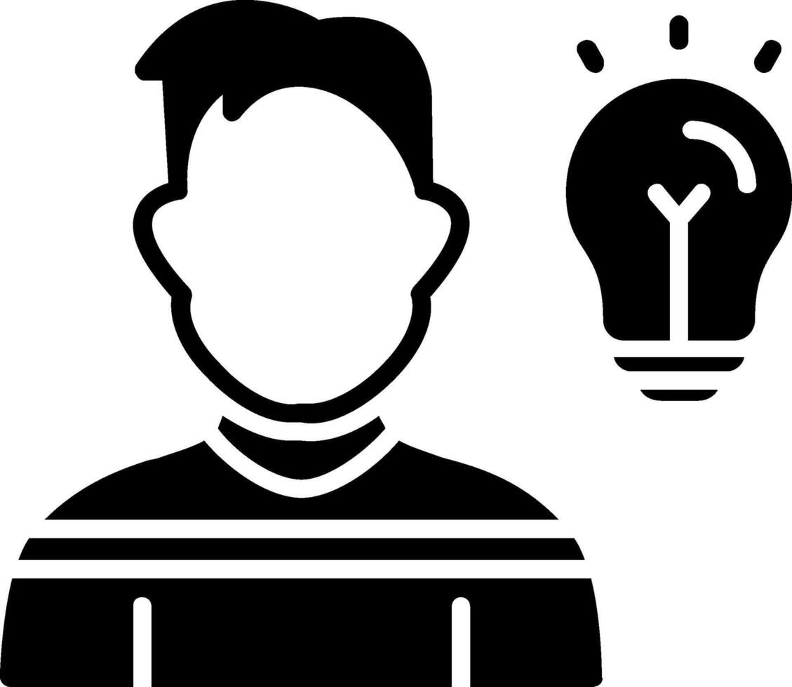 Graphic Designer Glyph Icon vector