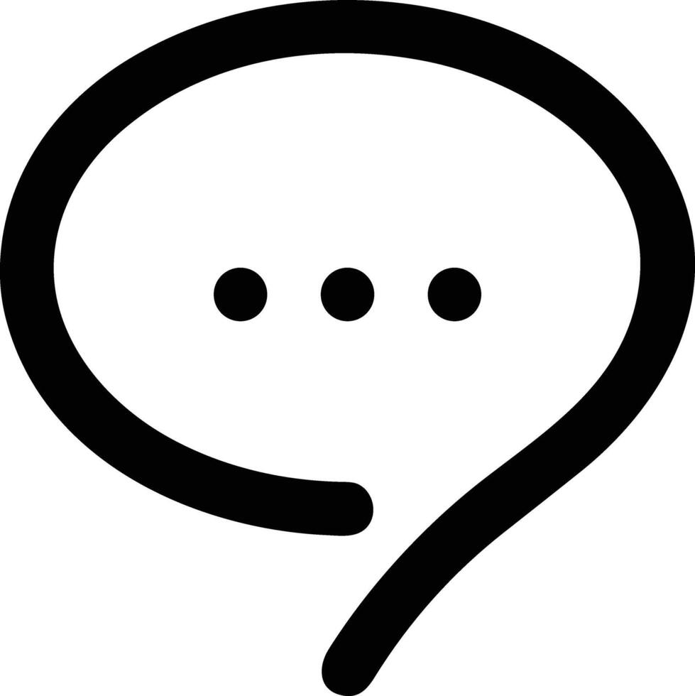 Comment icon symbol image for element design chat and communication vector