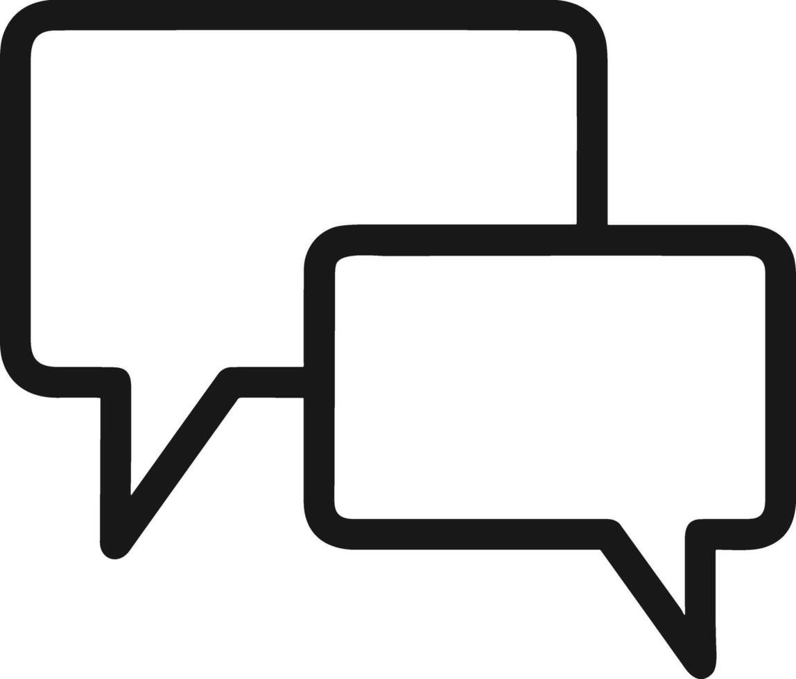 Comment icon symbol image for element design chat and communication vector