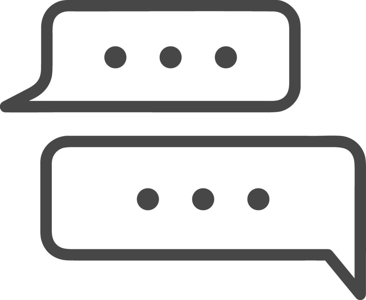 Comment icon symbol image for element design chat and communication vector