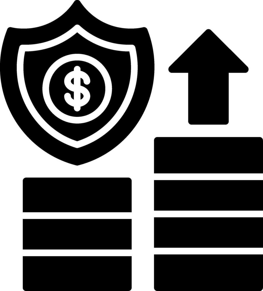 Insurance Glyph Icon vector