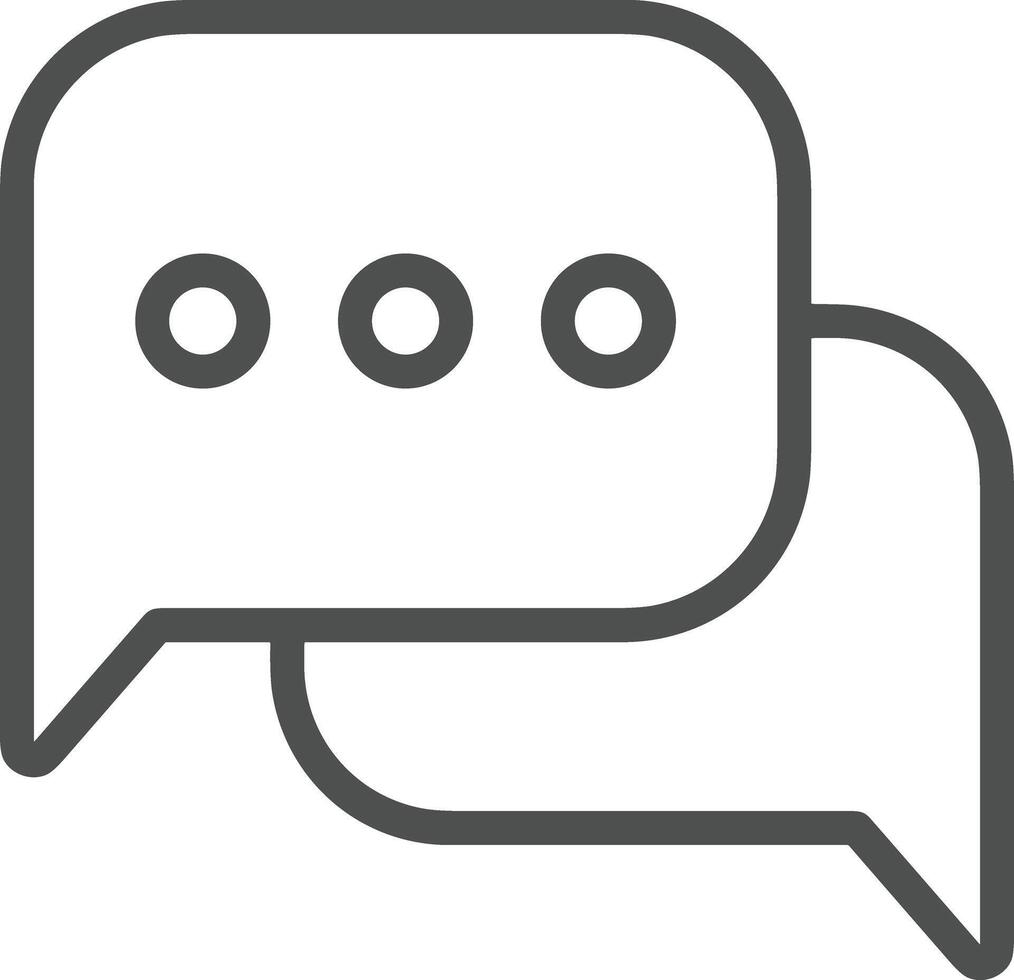 Comment icon symbol image for element design chat and communication vector