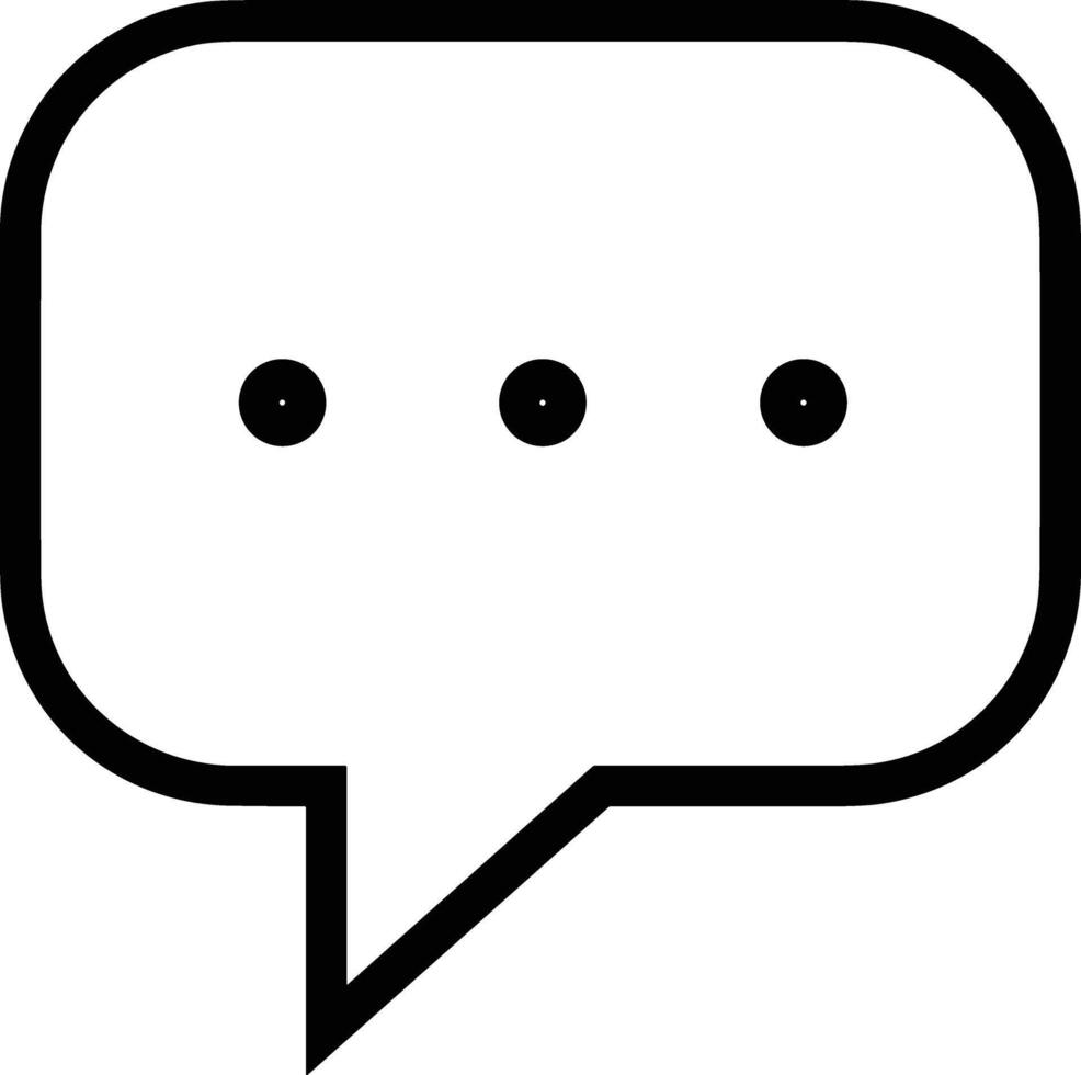 Comment icon symbol image for element design chat and communication vector