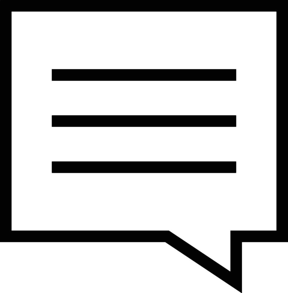 Comment icon symbol image for element design chat and communication vector