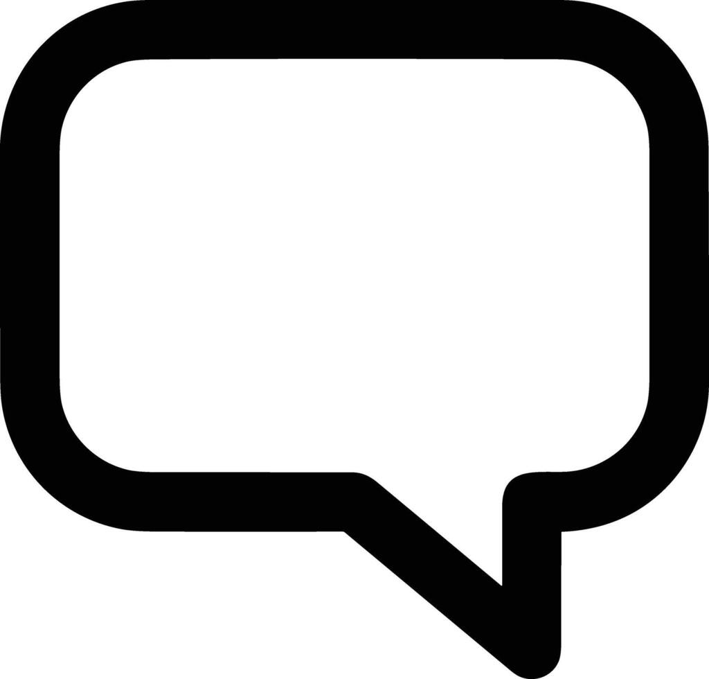 Comment icon symbol image for element design chat and communication vector