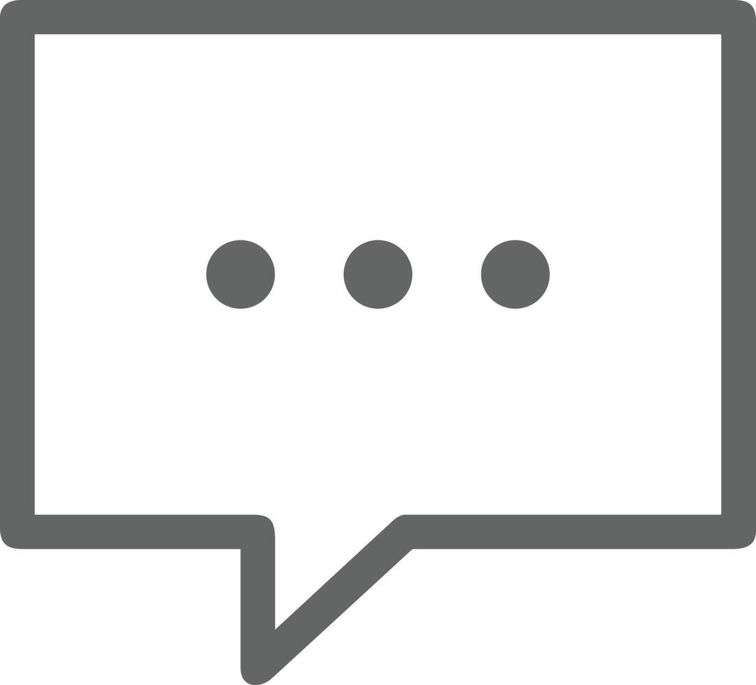 Comment icon symbol image for element design chat and communication vector