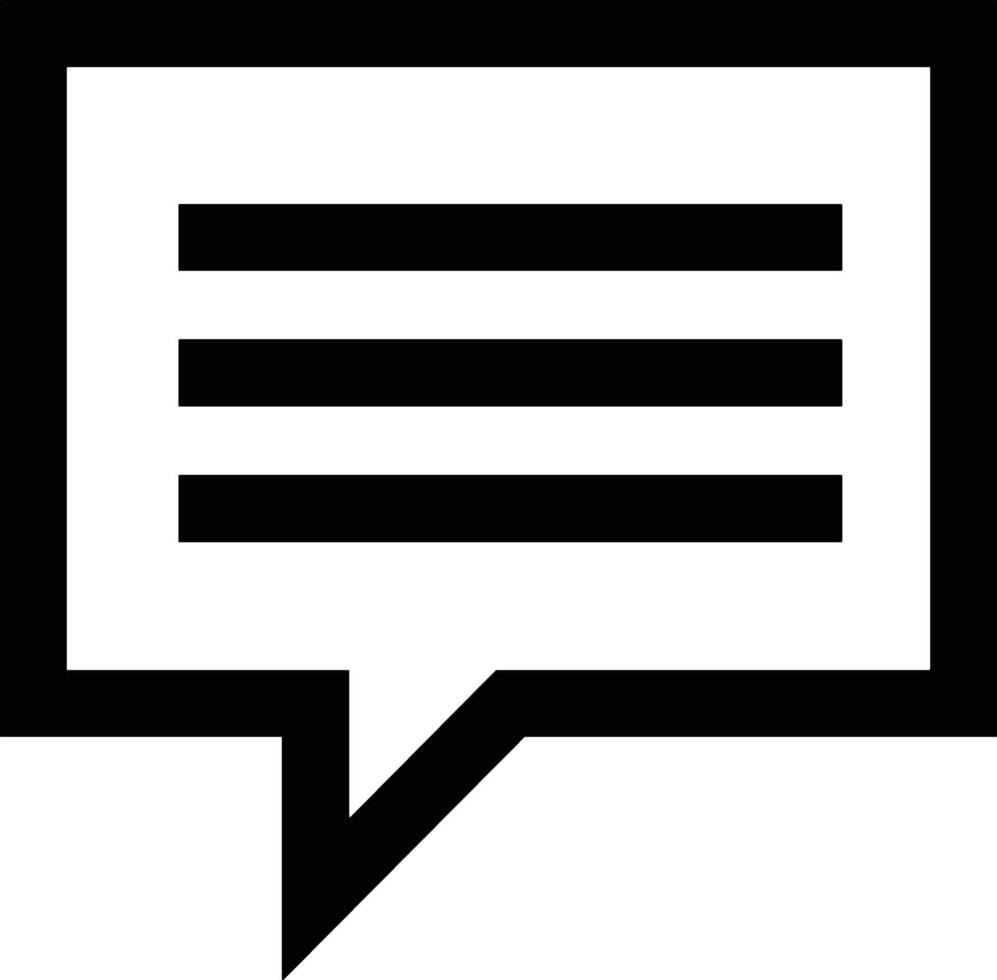 Comment icon symbol image for element design chat and communication vector